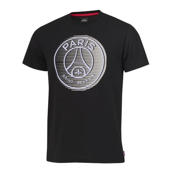 T-shirt Officiel Paris Saint Germain - Collection Supporters 100% Coton - Taille Homme Et Enfant