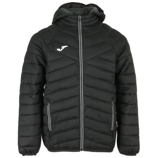 Doudoune matelassee Joma Urban III Anorak Homme Noir Fermeture zip Black anthracite Cdiscount Pret a Porter