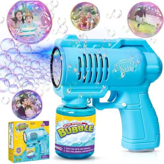 Panacare Machine à Bulles Professionnelle 20000+ Bulles/Min - Jouet Bulles Enfants Avec 26 Trous