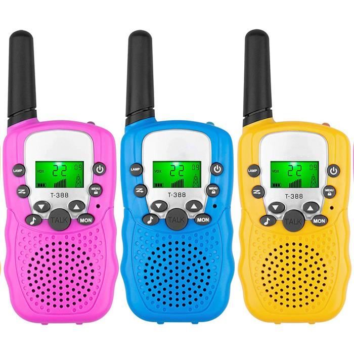 Pack de 3 talkieswalkies pour enfants Cdiscount Jeux Jouets
