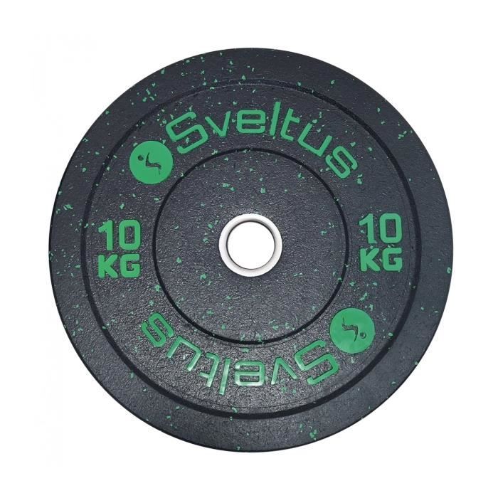 SVELTUS - Disque olympique bumper 10 kg x1