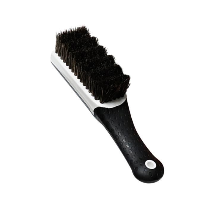 1 PC brosse en poils de sanglier poignée en Silicone durable pratique pour enlever le jeu BROSSE - GANT DE BROSSAGE - CARDE