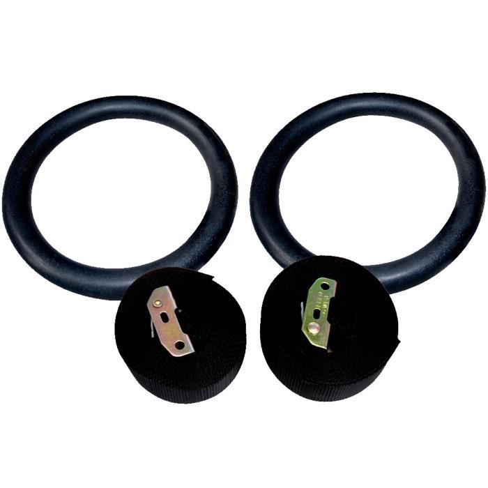Anneaux de suspension Leader Fit - noir - TU