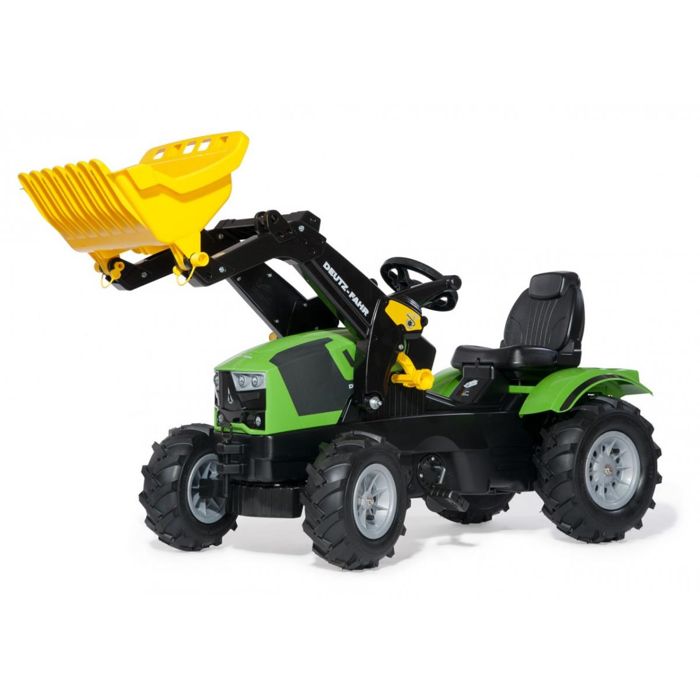 Voiture miniatures Rolly Toys 611 218 RollyFarmtrac Deutz-Fahr 5120 tracteur avec chargeur et pneus