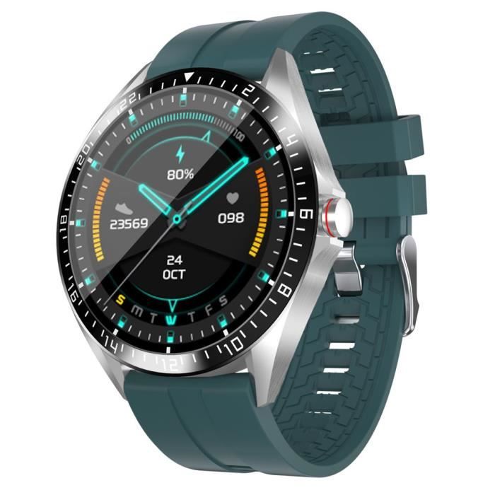 GW16T Smart Watch Femmes Hommes Température cardiaque Fréquence cardiaque Tension artérielle Oxygène Moniteur Smart - Green - WL1447