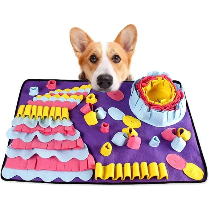 Tapis de fouille Chien,Tapis de Dressage,Animaux Domestique Tapis de Fouille Chien,Alimentation Lente Jouet Tapis Reniflant de Chien