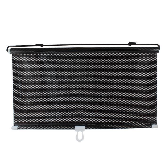 PARE-SOLEIL - BANDE SOLAIRE - FILM SOLAIRE Store enrouleur automatique pour fenêtre de voiture Noir-Block-Abat-jour Lot1225-7-49587