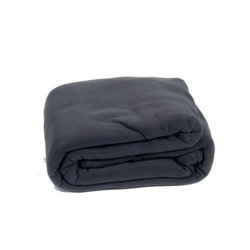 Comptoir du Linge POL26GRF Couverture Polaire 240 x 260 cm Gris Fonce