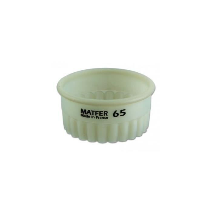DECOUPOIRS RONDS CANNELES EXOGLASS DIAMETRE 20/30/35/40/45/50/55/60/65/70/75/80/85/90/95/100/110/120/130MM (80mm)