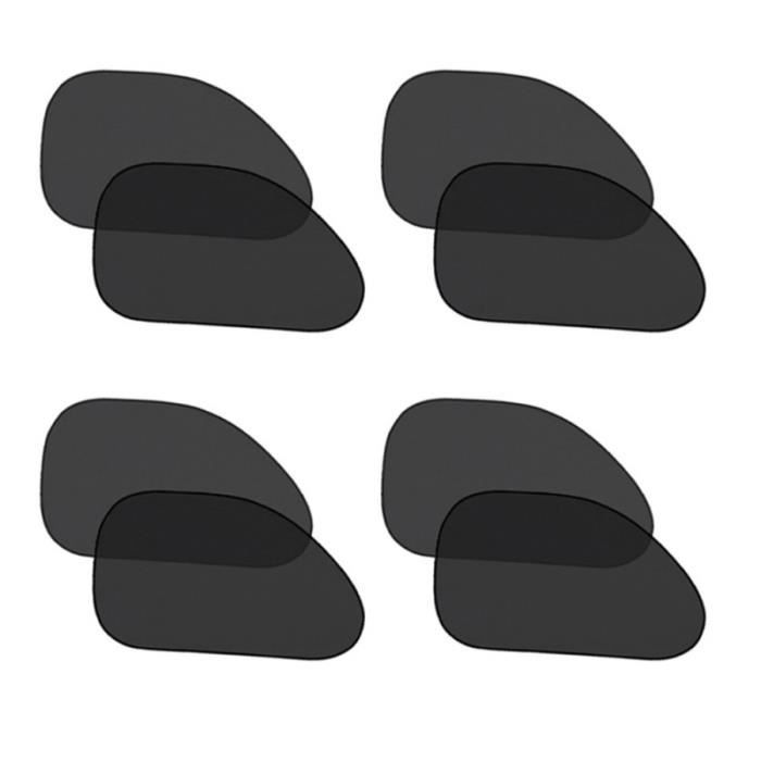 4 paires de ventouse fenêtre store voiture pare-soleil d'été noir (abat-jour PARE-SOLEIL - BANDE SOLAIRE - FILM SOLAIRE