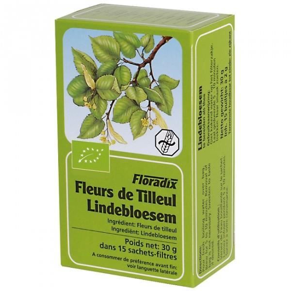 Tisane fleurs de Tilleul - 15 sachets
