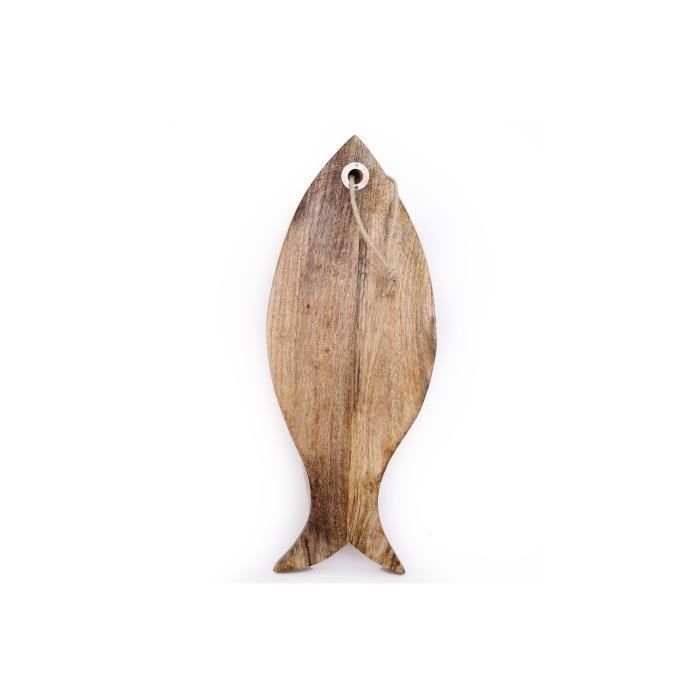 Planche à découper en bois Bord de mer - L. 49 x l. 19 cm