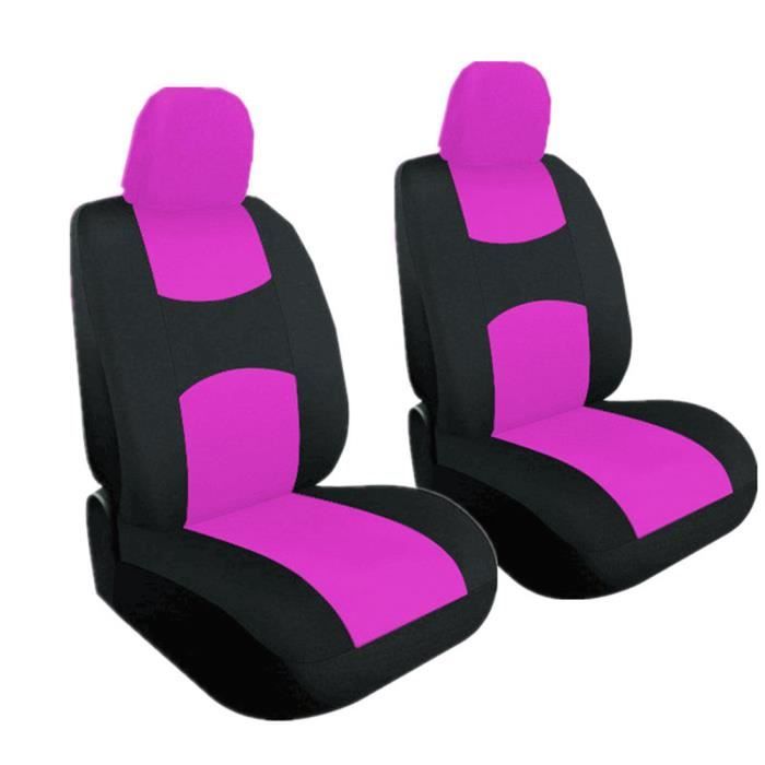Housse de Siège Auto Universelle coussins pour Siège Voiture,auto Protecteur de siège, Couvre Siège voiture - Rose