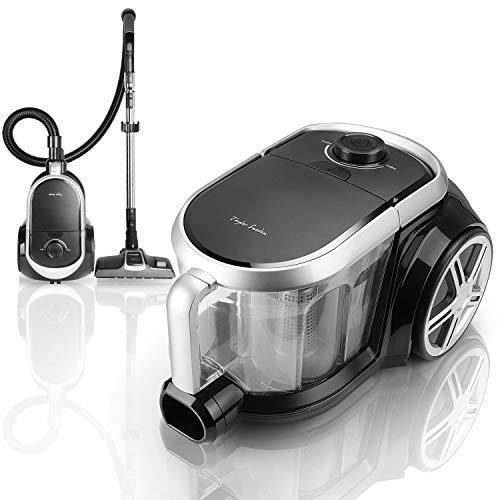 Taylor Swoden Katar - Aspirateur sans sac de 800W. Filtre Hepa, réservoir de 3L. Brosse pour tapis et sols, brosse pour meubles et b