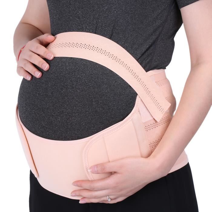 Bandeau de maternité Ceinture de maternité Ceinture de grossesse Bandes de grossesse Bandage abdominal respirant XL HB015 #69