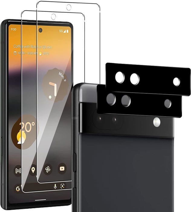 Lot De 6 Films Protection Caméra Pour Google Pixel 9 - Transparent, Anti-rayures, Facile à Poser