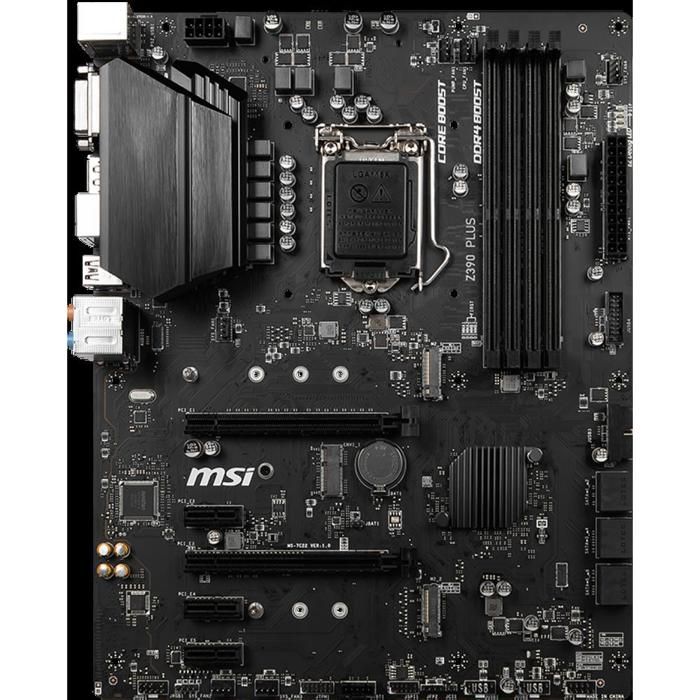 Carte mère MSI Z390 PLUS Intel Z390 LGA 1151 4xDDR4 SDRAM 128 Go ATX - Msi