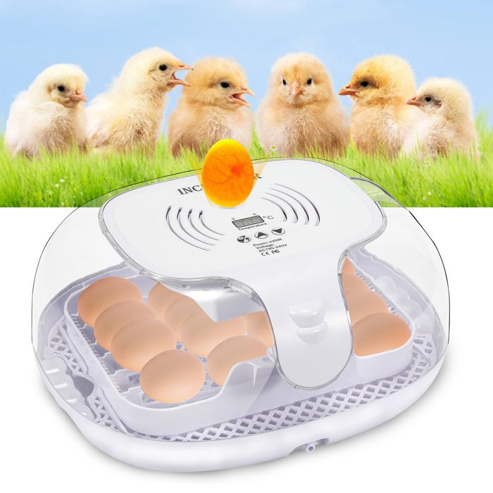 Comparer les prix de Tubiaz Couveuse automatique 16 oeufs incubateur autonome intelligent Pour Volaille, Caille, Oie Canard, Pigeon