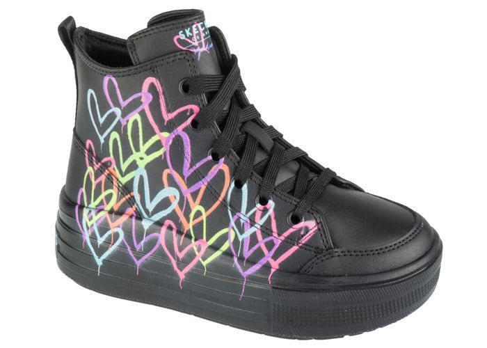 Skechers Baskets - SKECHERS - Hyperlift Love Daz - Noir - Tige textile - Excellent amorti