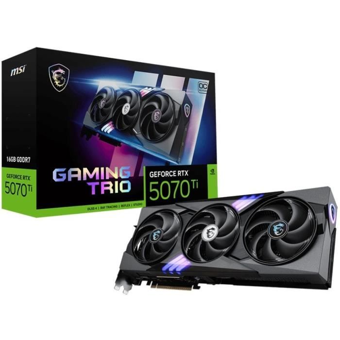MSI GPU NV 5070Ti GAMING TRIO OC NVIDIA GeForce RTX 5070 Ti GDDR7 Neuf - vue 10