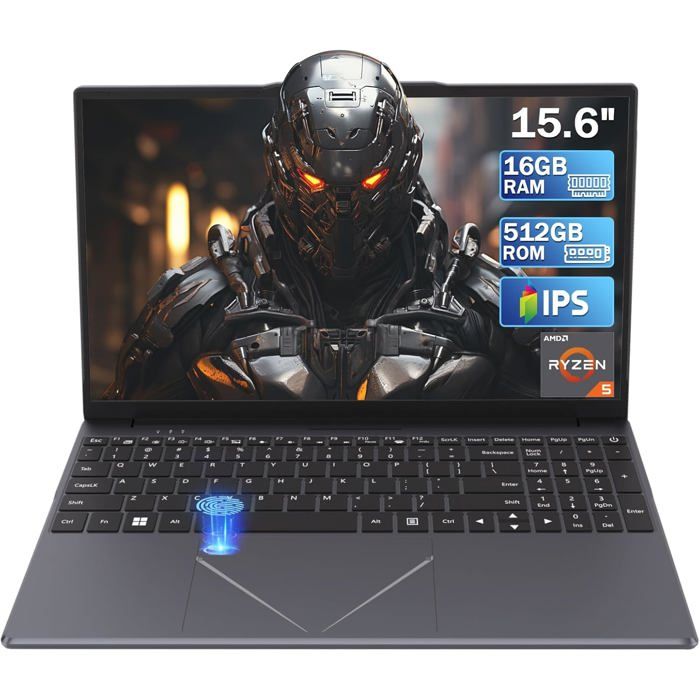 15.6 Inch 16GB DDR4 512GB SSD HD Laptop Processor AMD