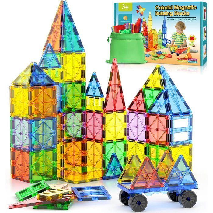 Blocs de construction magnétiques enfants - SWAPY - 44 pièces - 24 ...