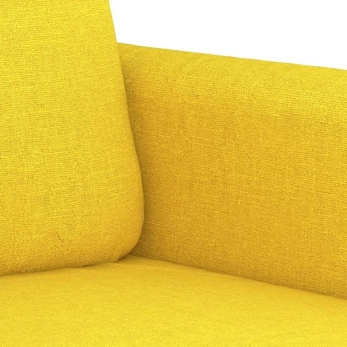 BURKE@ Fauteuil-Canapé 1 PLACE - Chaise simple - 1 personne - Jaune clair 60 cm Tissu SS1664