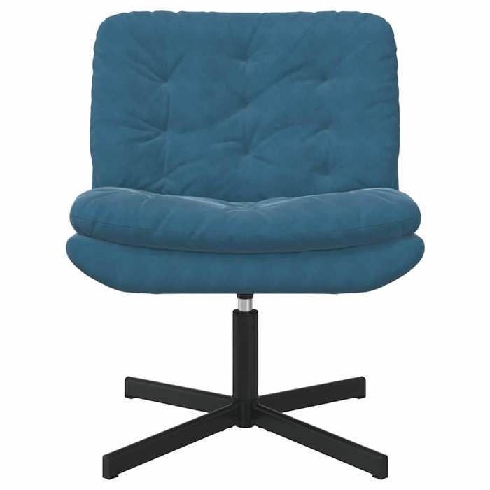 TOP 2026 Chaise relaxant pivotante - moderne - 1 PC - Bleu 63x75x76 cm Velours FF232