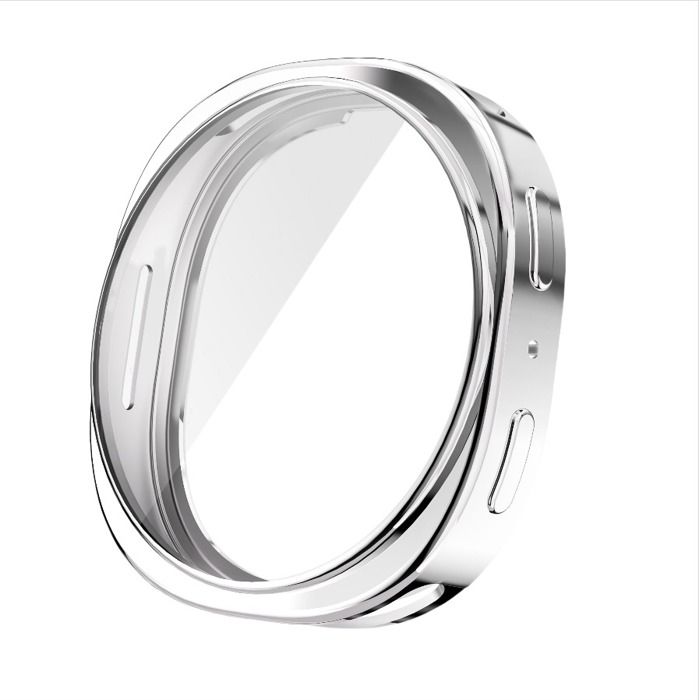 INF Coque de protection 40mm pour Samsung Galaxy Watch 8 - TPU souple Anti-choc Noir Argent S