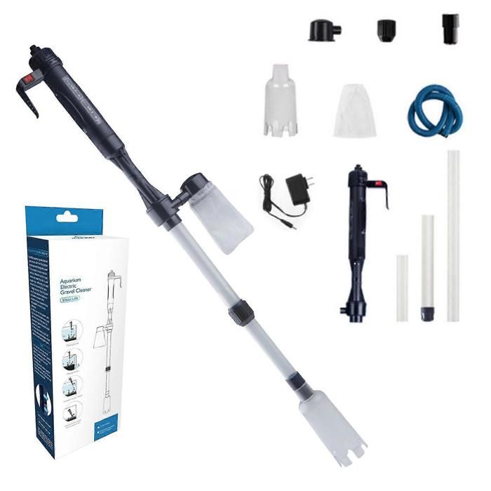 Nettoyeur de gravier électrique pour aquarium 4 en 1 aspirateur à siphon automatique étanche