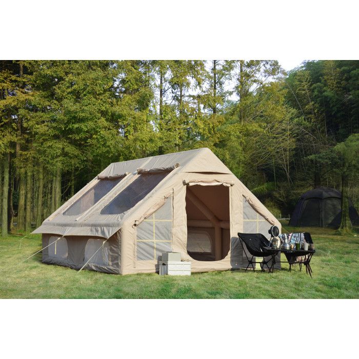 Grande tente gonflable - Tente dextérieur - Tente de camping - Grande tente de camping gonflable pour 4 à 6 personnes