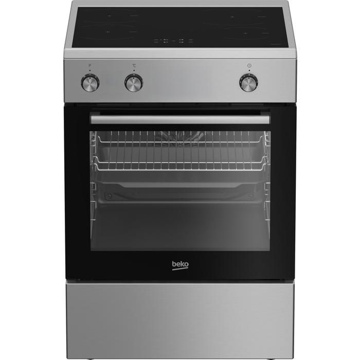 Beko FBE69100X Cuisinière A Electrique Plaque avec zone à induction Acier inoxydable Neuf - vue 4
