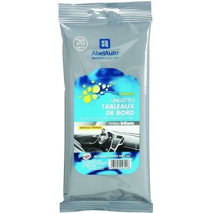 Lingettes tableau de bord brillant x20