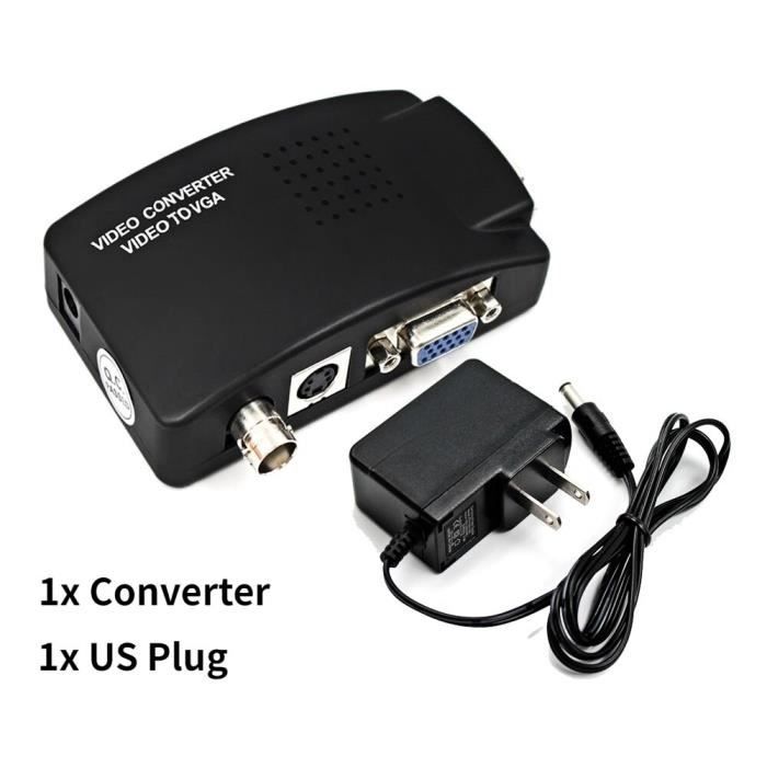 Cavo Vga Convertisseur VGA Vers BNC HD 1080P - Adaptateur Vidéo Surveillance Avec Câble USB Câble Vga