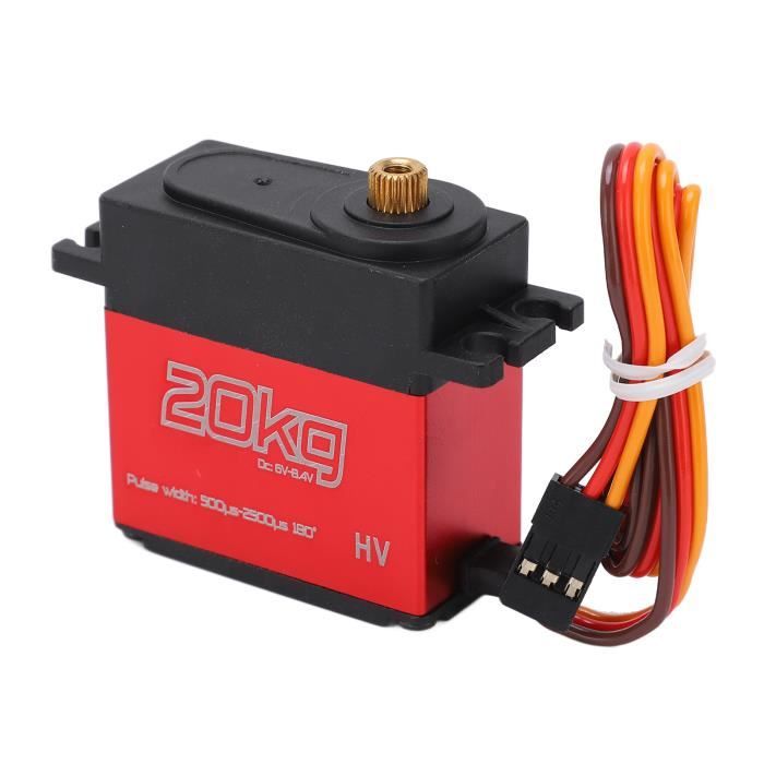 Servo RC 550 Kg Couple élevé – 16-24V, Full Metal, Double Mode Servo/moteur