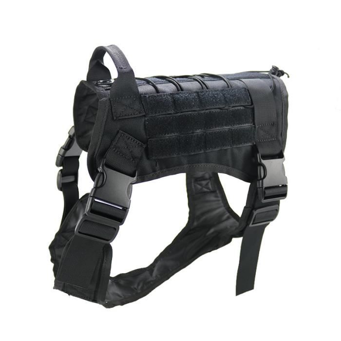 Meilleurs prix pour Harnais tactique pour chiens,ANNEFLY gilet pour chiens de taille moyenne à grande Gilet tactique pour chiens (Noir)