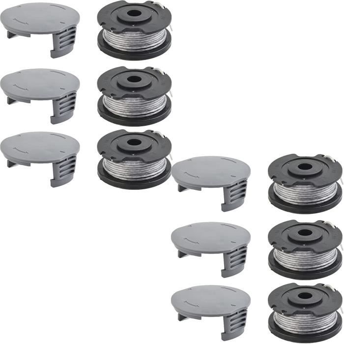 Lot De 6 Couvercles De Bobine ABS Pour Débroussailleuse RLT4027 RLT4125 RLT5027 RLT6030 - 13