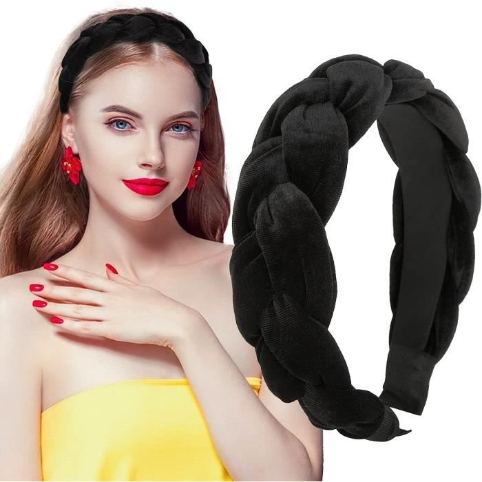 Lot De 3 élastiques à Cheveux Noirs Simples - Neuf Sous Sachet