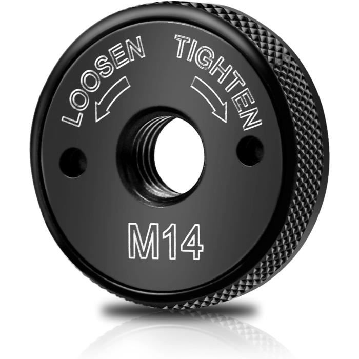 Lot De 4 Écrous Serrage Rapide M14 Pour Meuleuse D'Angle - Changement Sans Outil