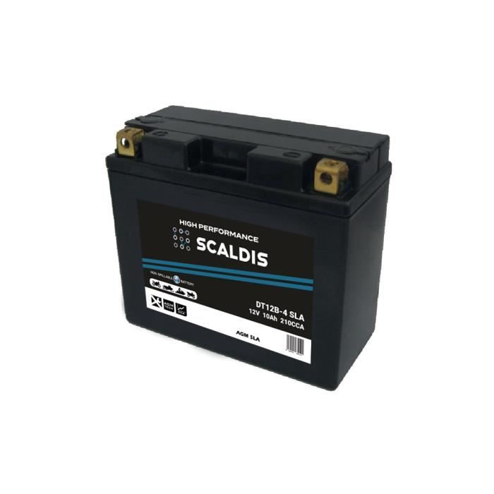 Batterie moto SCALDIS HP DT12B-4 SLA 12V 10AH 210A