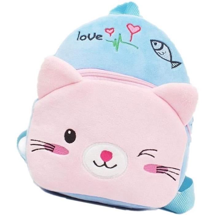 Sac à Dos Enfant Maternelle Avec Gourde Et Porte-Goûter - Set Complet Avec Stickers Prénoms - ICE TOYS