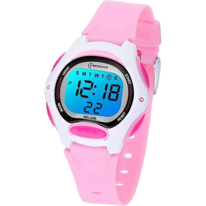 Mamiddle Montre Digital Enfant Garcon Fille Montre Enfant