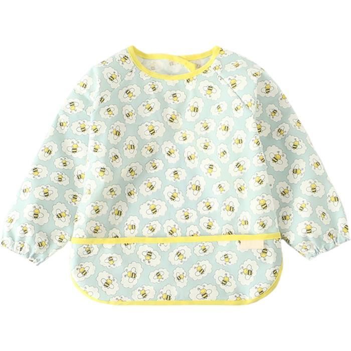 DORON & CHARLIE - Bavoir En Silicone Souple Pour Bébé à Partir De 3 Mois - Réglable, étanche, Avec Poche - Rose, Design Costume, Lavable Au Lave-vaisselle
