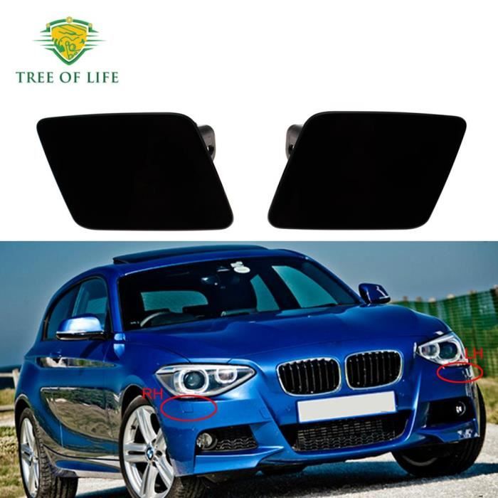 Paupières De Phare BMW Série 1 F20/F21 2015-2019 - Noir Brillant - Adhésif 3M - Look Sportif