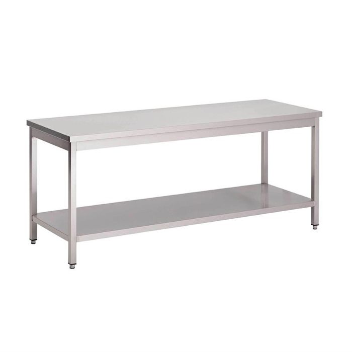 Table Inox Professionnelle Etagere Basse Gamme 700 Gastro M
