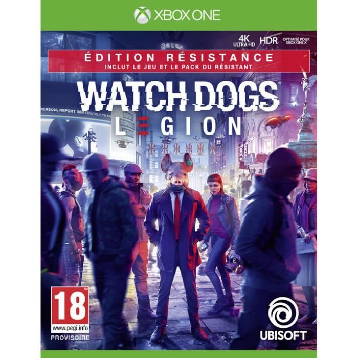 Jeu vidéo - Watch Dogs - Legion Edition Resistance - Action - Mode en ligne - PEGI 18+