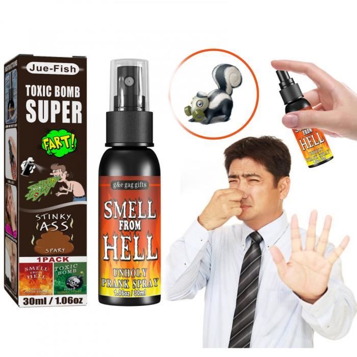 Spray puant extra fort, vaporisateur de pet,kit de farce faux caca