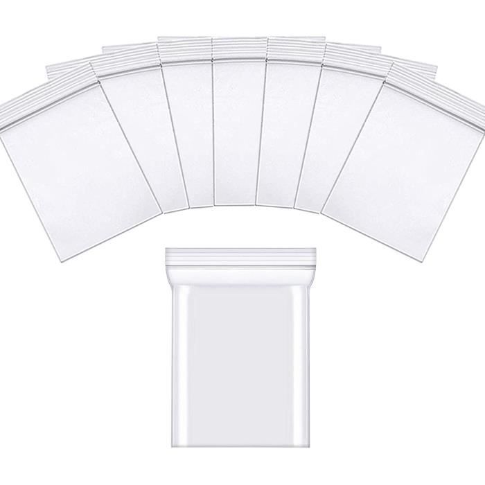 Sac Plastique Zip Lot De 500 Petits Sacs En Plastique Transparent, 5 Tailles Assorties Sachets Plastique Zip