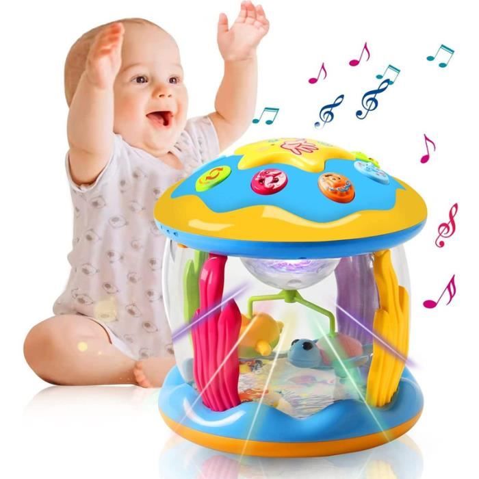 Téléphone Rétro Musical Pour Enfants – Avec Lumières Et Cadran Rotatif – Jouet éducatif Rose Dès 1 An