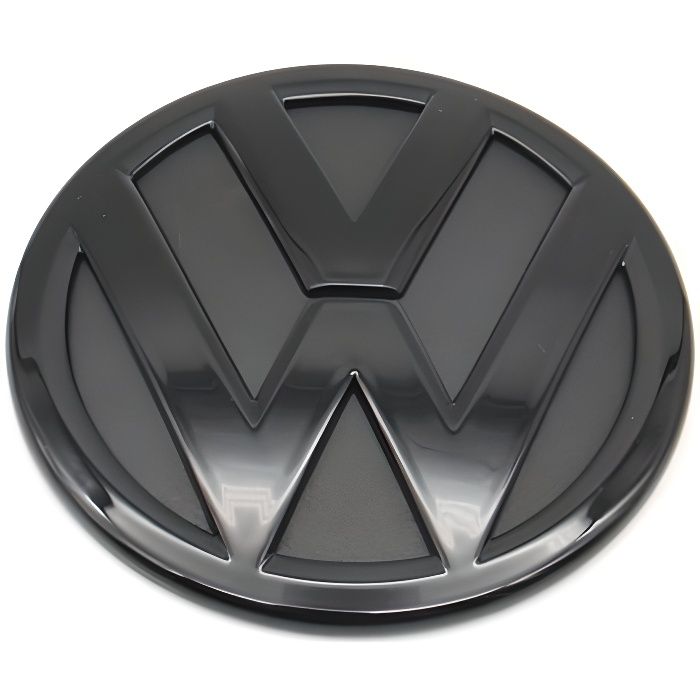 1pc Insigne logo emblème arrière coffre noir brillant pour Volkswagen VW  golf 5 V - Cdiscount Auto